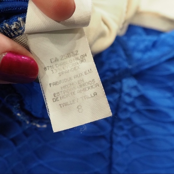 La Blanca sz 8 blue swirl one piece swimsuit - Picture 13 of 16